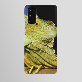 Green iguana Android Case