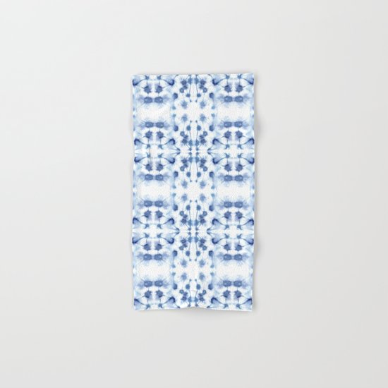 Mirror Dye Blue Hand & Bath Towel