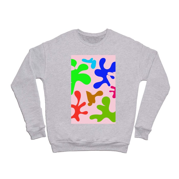 2 Henri Matisse Inspired 220527 Abstract Shapes Organic Valourine Original Crewneck Sweatshirt