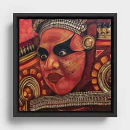 Incarnations of God- Theyyam (2/10) Framed Canvas