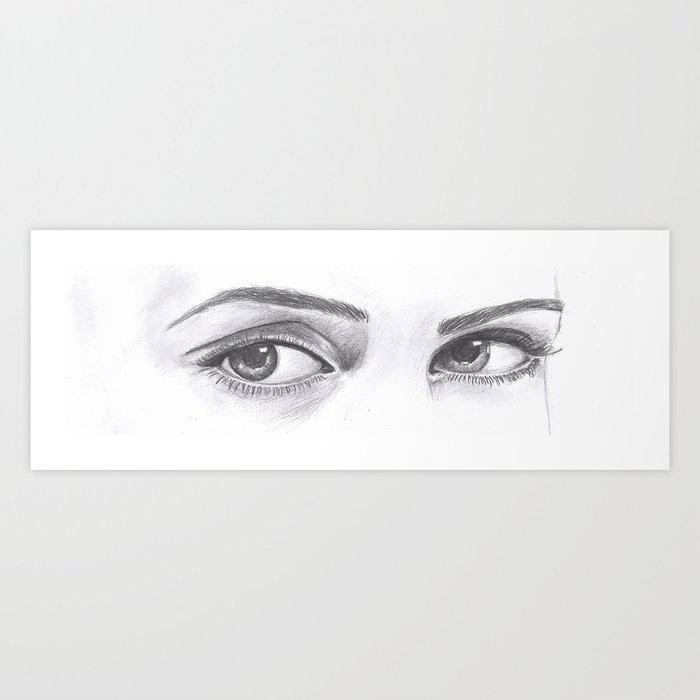 Look Into My Eyes Art Print