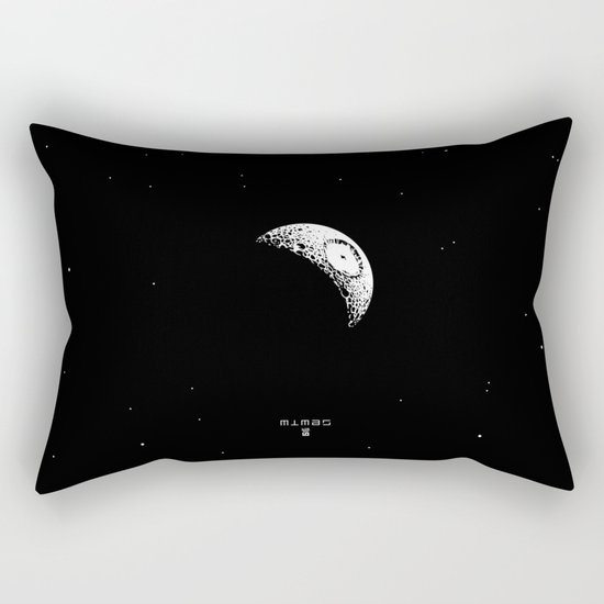 MIMAS - The Real Death Star Rectangular Pillow