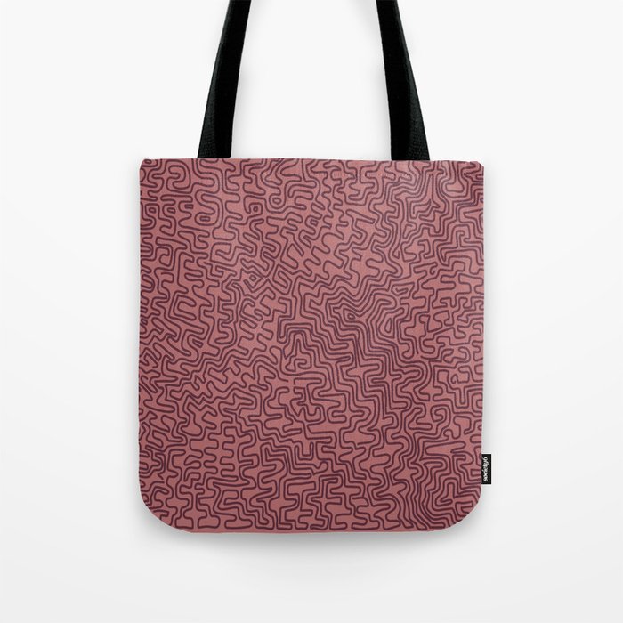 Aboriginal Painting Style Rose Tote Bag By Lucianaoluvres Society6