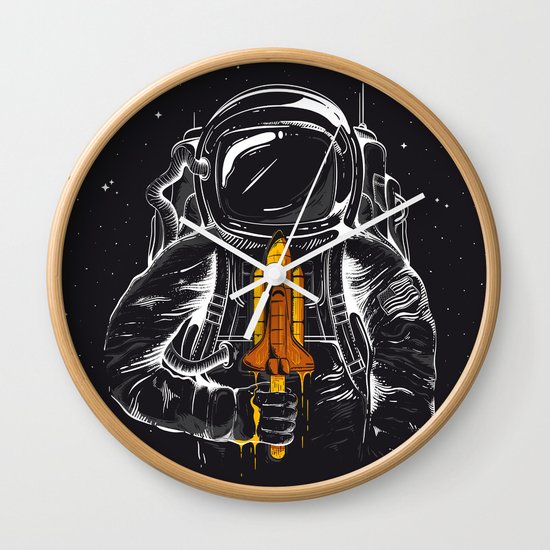 Space Popscicle Wall Clock