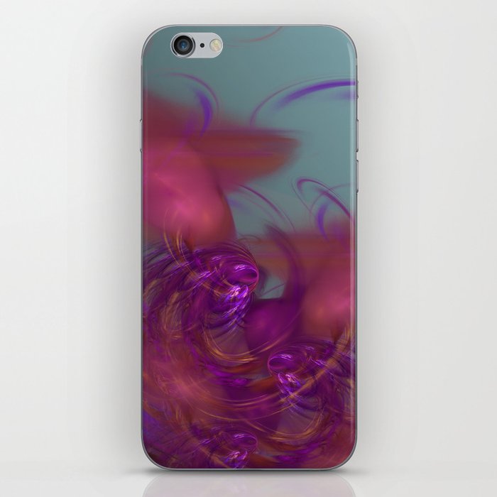 Abstract background Turbulent Time iPhone Skin