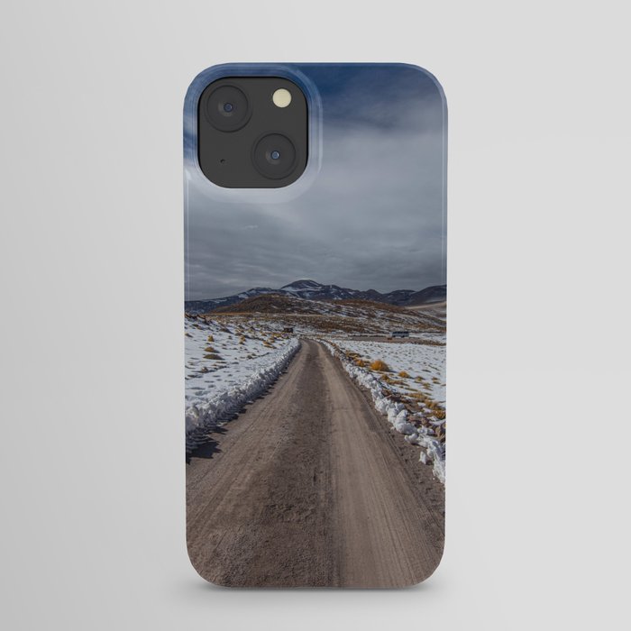 Snow Desert Path iPhone Case