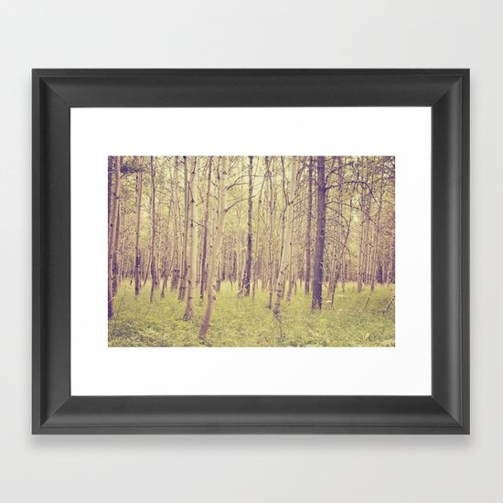 Let's get lost Framed Art Print