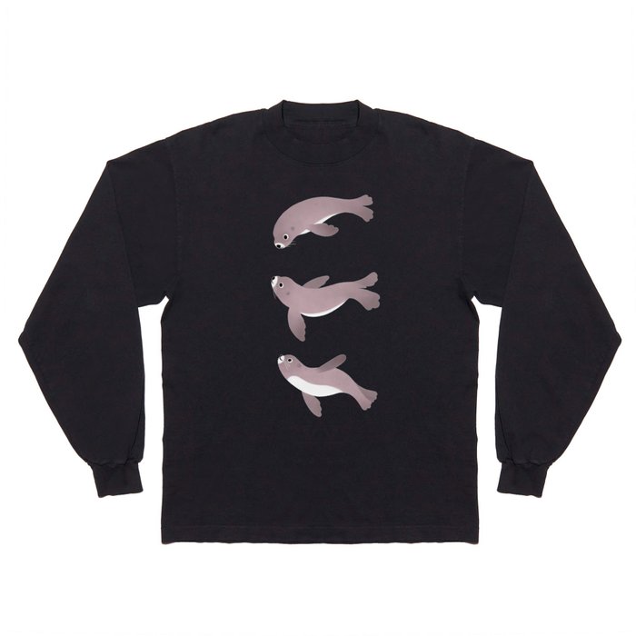 Sea lion & Lionfish Long Sleeve T Shirt