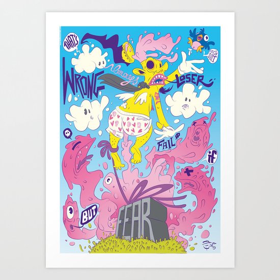 Fear Art Print