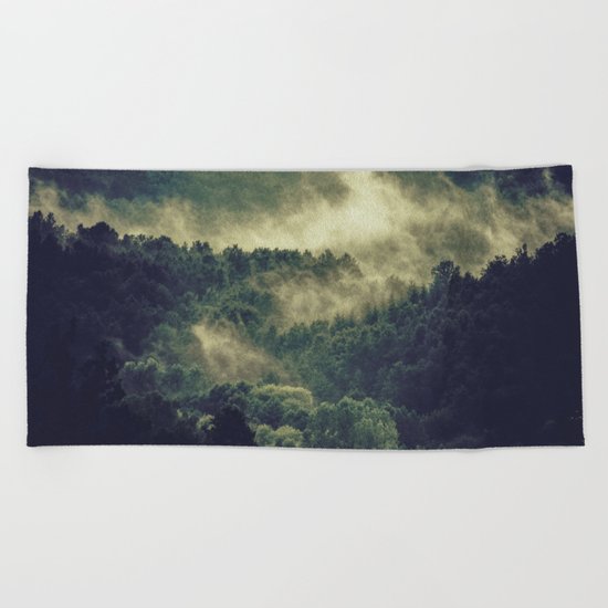 Journey Through The Dark Beach Towel