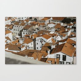 Red rooftops in Lisbon, Portugal Canvas Print
