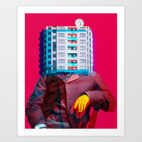 Der Wohnungswirt Art Print