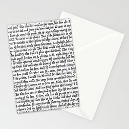 Love Letter Shakespeare Romeo & Juliet Pattern Stationery Card