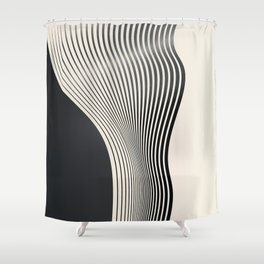Abstract 18 Shower Curtain