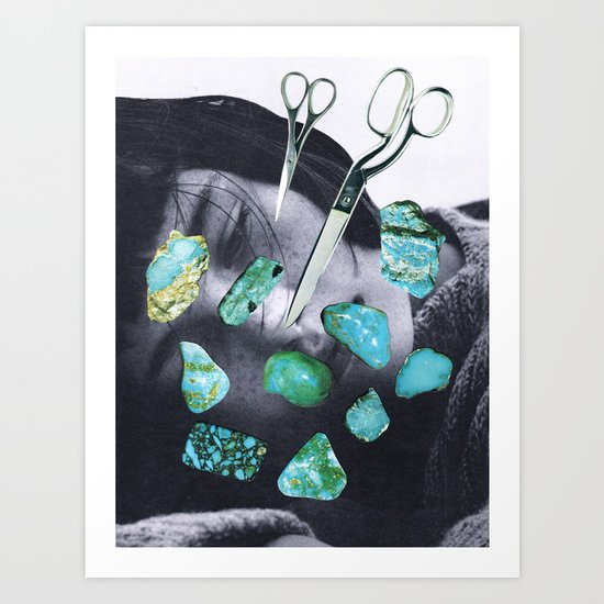 ROCK PAPER SCISSORS Art Print