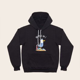 Moin Möwe Kapitän Norddeutschland Hoody
