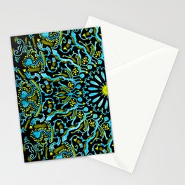 Turquoise Roots Mandala Stationery Card