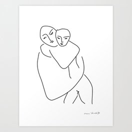 Matisse - Mother and son Art Print