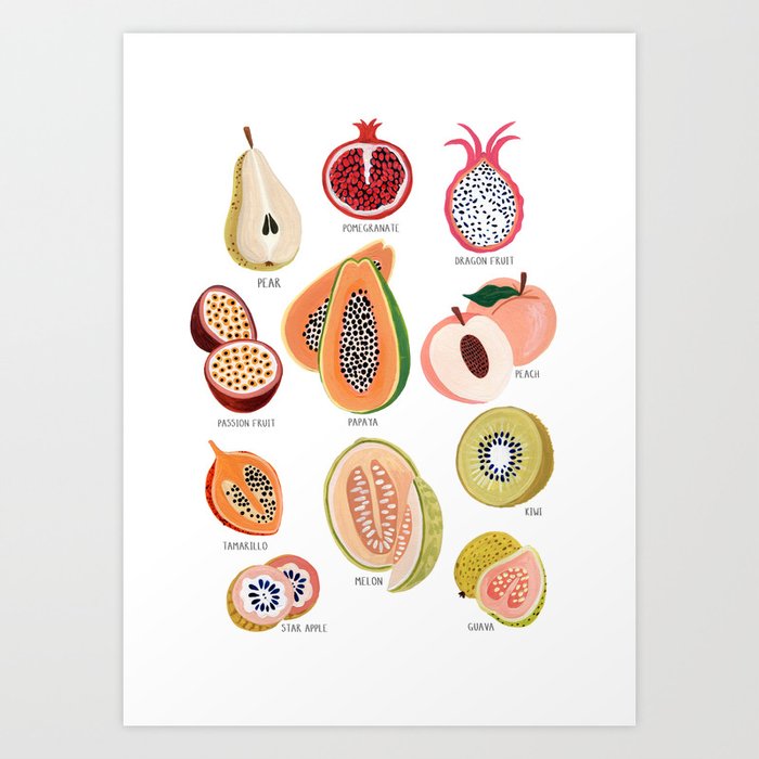 Fruit Collection Art Print