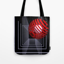 geometry and three colors -62- Tote Bag