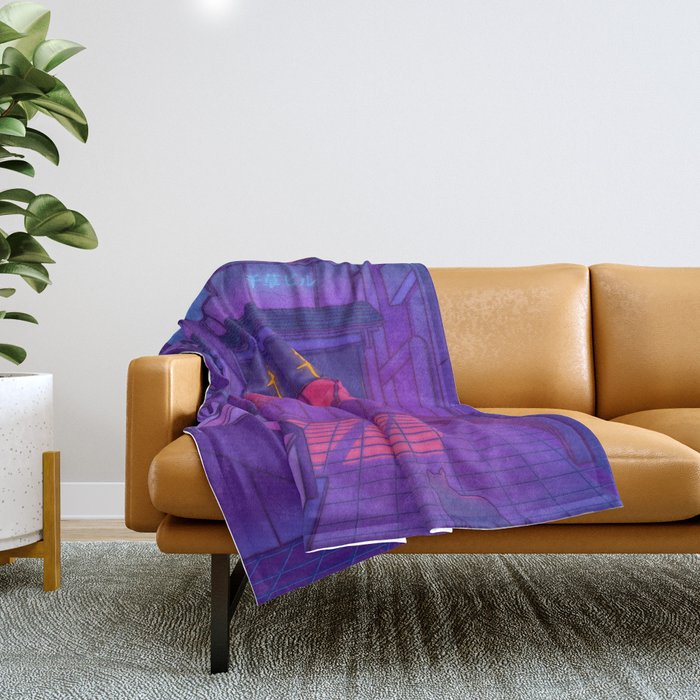 Lonely Nights Throw Blanket