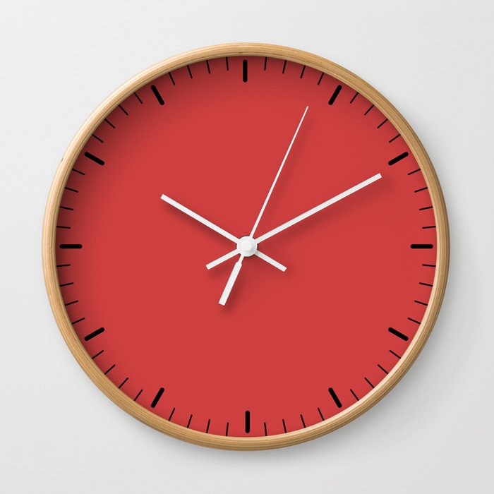 Little marks red Wall Clock