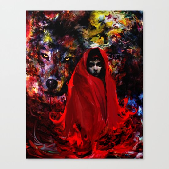 red Canvas Print