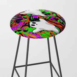 Ghosts Wearing Witch Hats Bar Stool