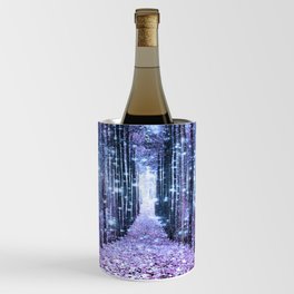 Magical Forest Lavender Ice Blue Periwinkle Wine Chiller