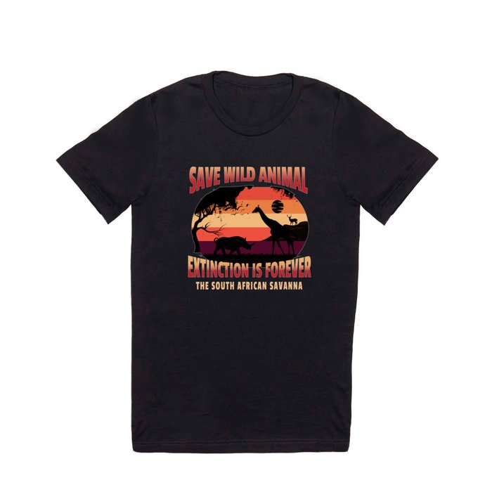 Save Wild Animals T Shirt