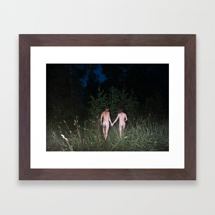 I Went Into The Woods Today Framed Art Print