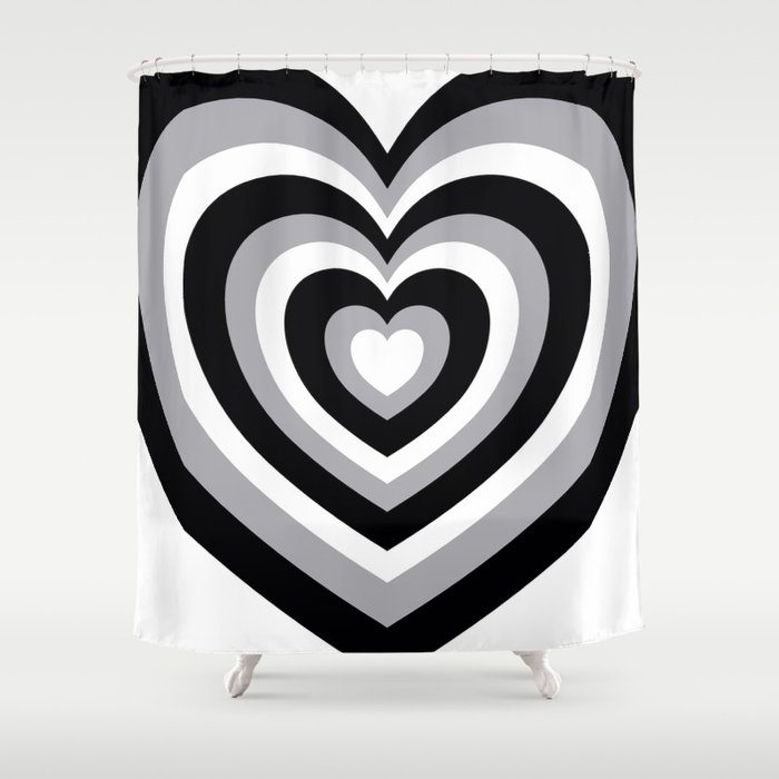 Society6 ケース Black White Heart Love Hypnotic Black & White Hearts Poster by Simple Decor | Society6