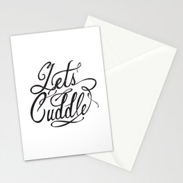 Lets Cuddle Stationery Cards