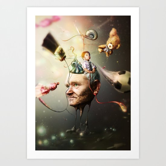 Mental Age Art Print