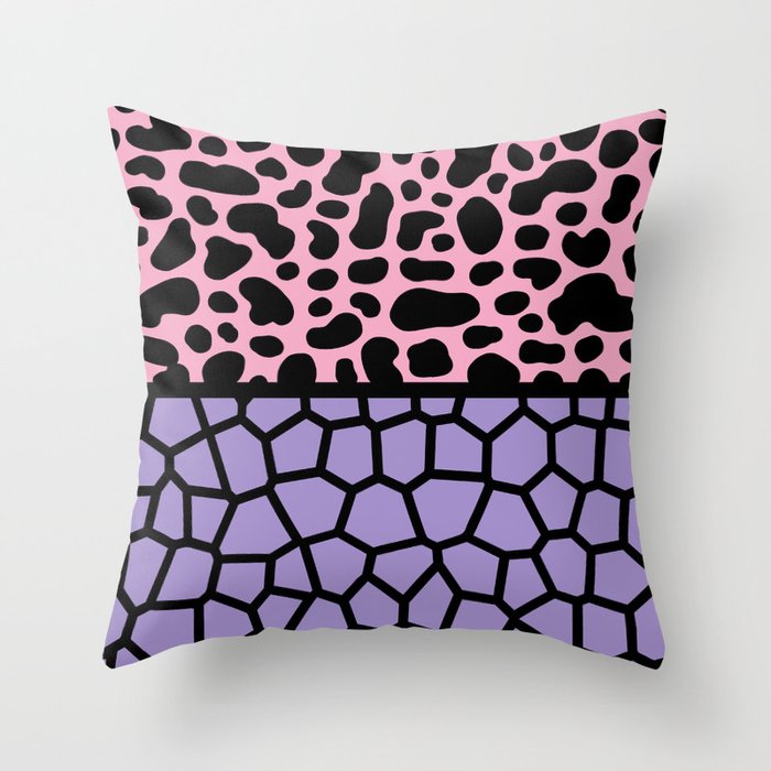 Memphis Style Spotted Pattern 630 Throw Pillow