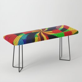 Colorful Spiral Bench