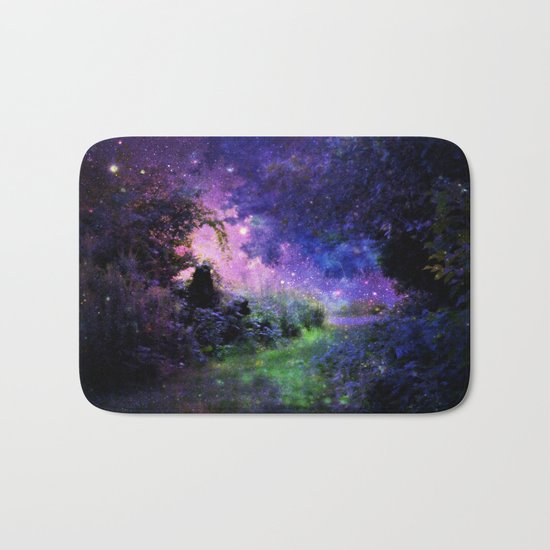 Fantasy Path Night Bath Mat