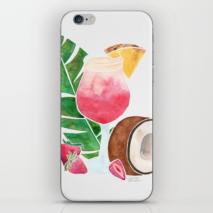 Tropical Cocktail - Lava Flow iPhone Skin