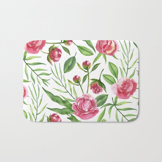 Wild Roses Bath Mat