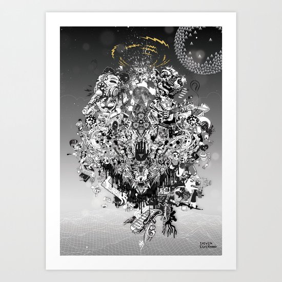 Be Nice Art Print
