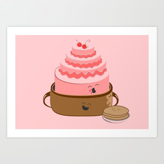 How Pancake Started Art Print
