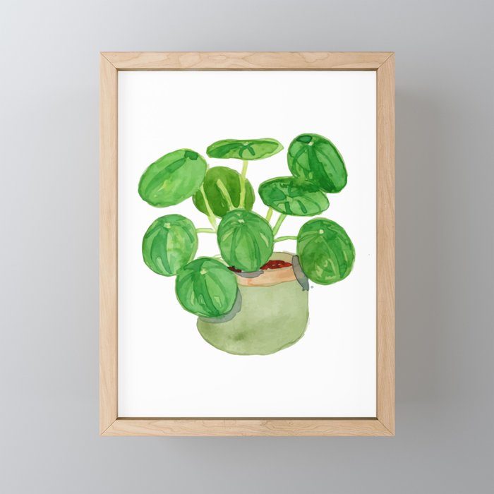 Botanical Watercolor Framed Mini Art Print