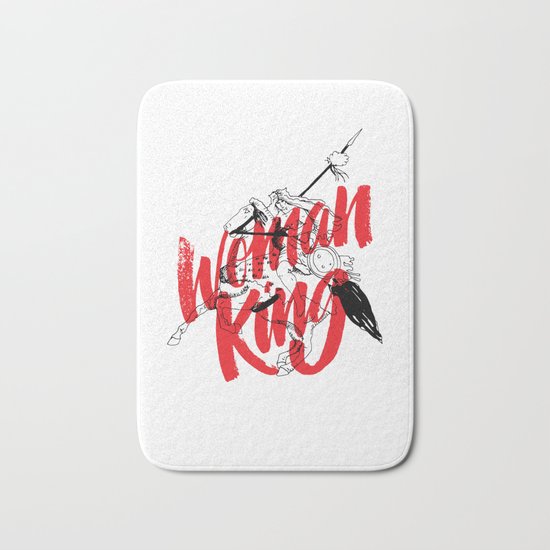 woman king Bath Mat