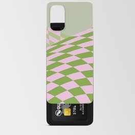 Daisies and checks - surreal landscape Android Card Case