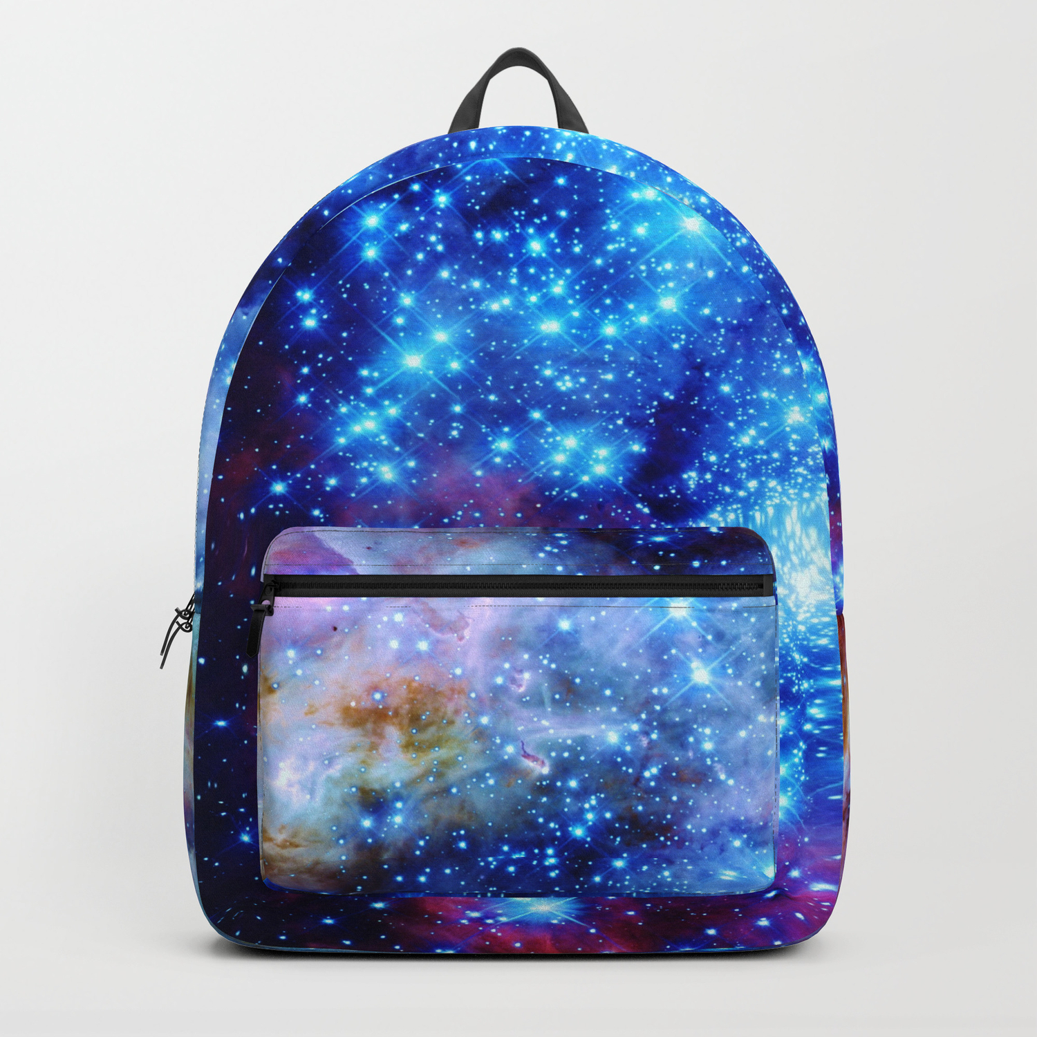 blue sparkle backpack