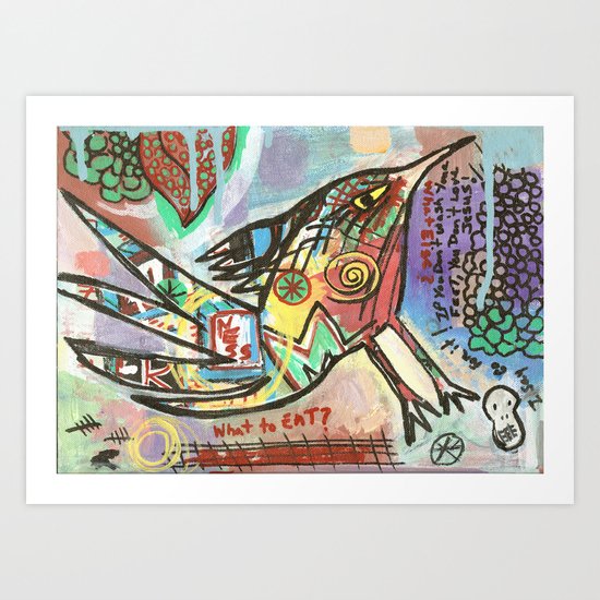 What to Eat Art Print