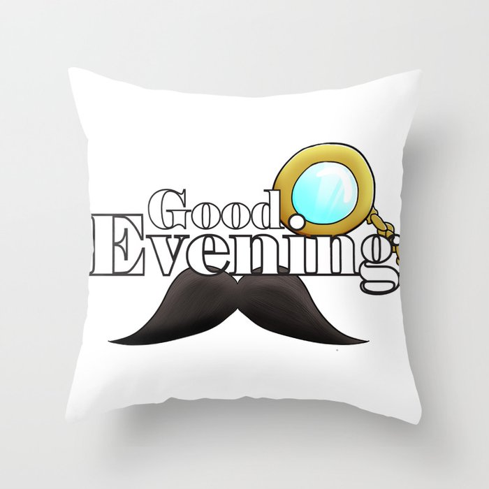Good Evening Throw Pillow
