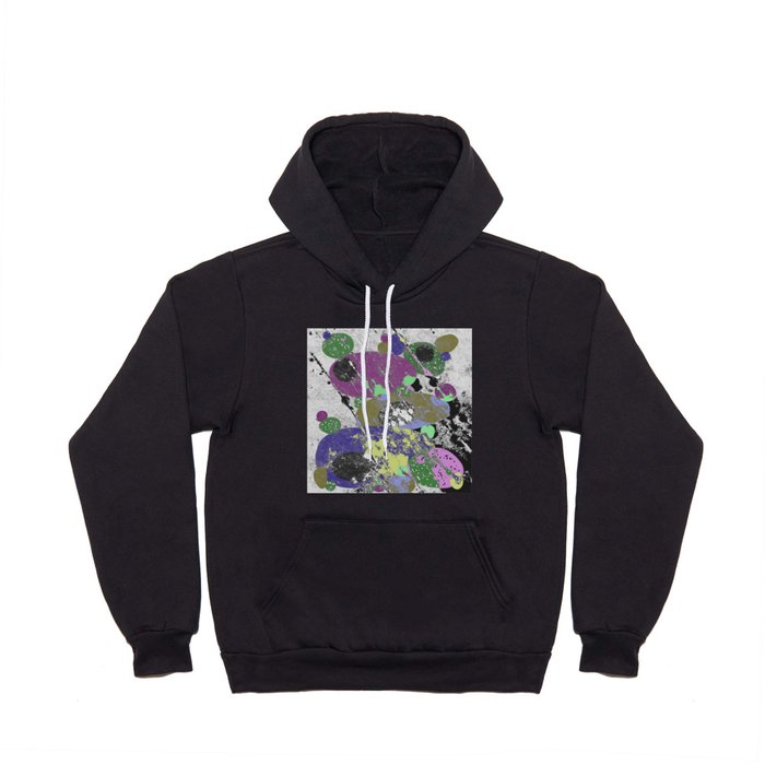 Stack Em Up! - Abstract, textured, pastel coloured artwork Hoody