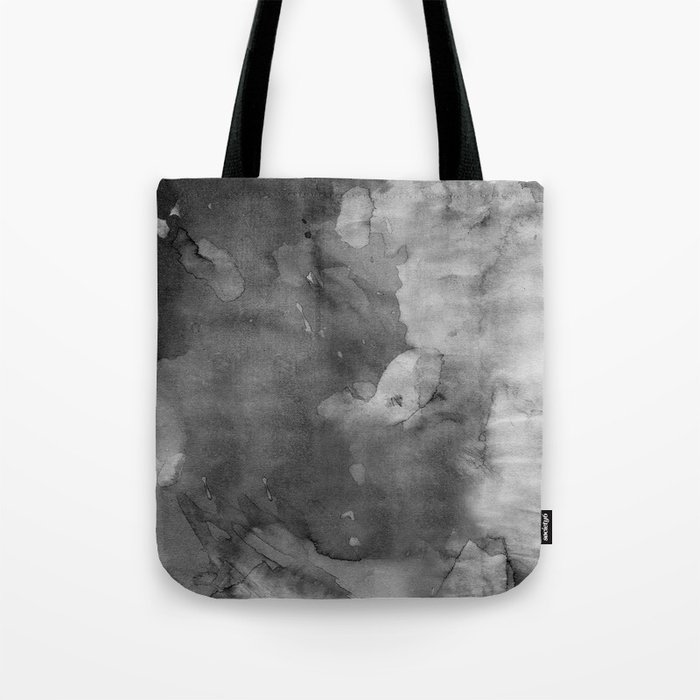 Black watercolor Tote Bag by cafelab | Society6