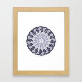 Nightly Mandala Framed Art Print